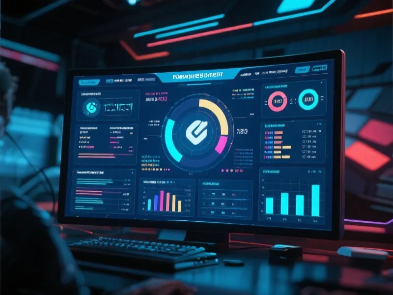 电竞直播实时数据面板展示